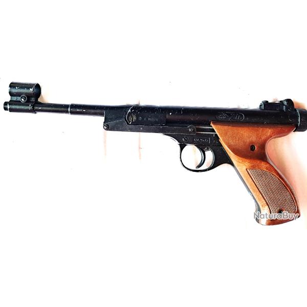 COLLECTOR ! Pistolet MONDIAL ZIP � air comprim�, piston ressort, cal. 4.5mm RARE !