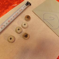 5  Authentique billes Pour Ficelle   allumeurs De grenades allemandes                          (2)