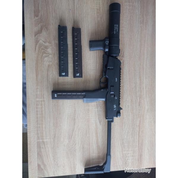 Vend mp9 kwa asg + 2 chargeur + silencieux non fonctionnel a refaire