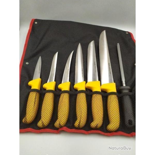 PRADEL EXCELLENCE THIERS SAC DE COUTELLERIE 7 PIECES CONVERTIBLE EN TABLIER 020012