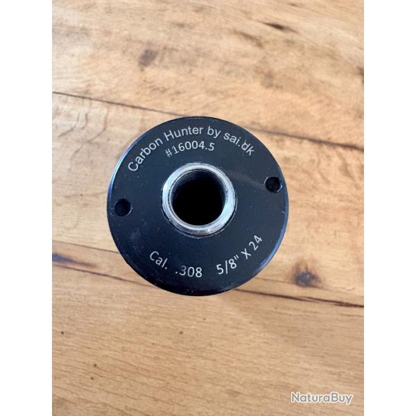mod�rateur de son silencieux SAI CARBONE HUNTER CAL 308 FILETAGE 5,8"X24