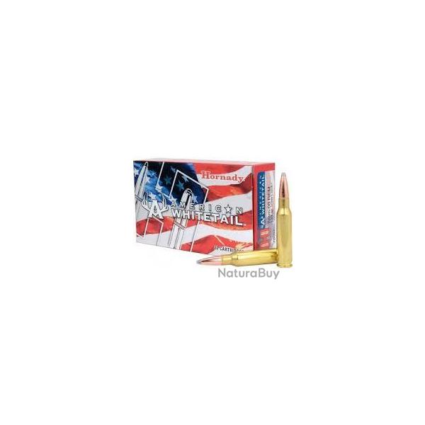Cartouches HORNADY calibre 7-08 REM INTERLOCK SP 139GR x20