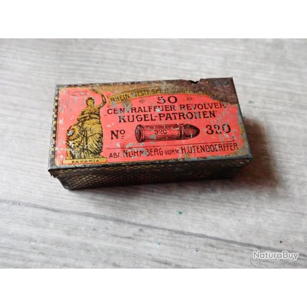 Boite de 50 cartouches calibre 320. RWS. Rare � saisir