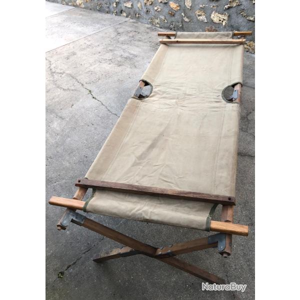 lit de camp pico us ww2 jeep tente campement normandie dat� 1942