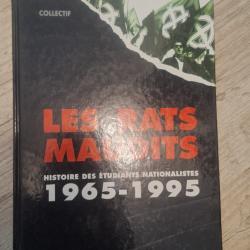 Les rats maudits  livreEtudiants nationaliste  1965-1995