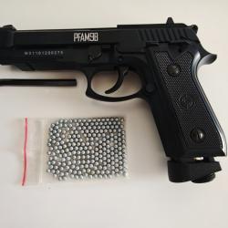 Crosman PFAM9B (Style Beretta M9) - CO2 12g (syst&egrave;me Blowback percutant)