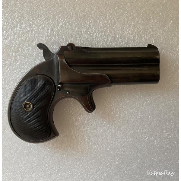 Superbe Remington Double Derringer Mod�le 95 - Calibre .41 Rimfire - Type III - �tat collection