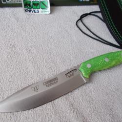 COUTEAU CUDEMAN KA&Iuml;MAN/ MANCHE JUMA/ACIER BOLHER N695/OPUS KNIVES/BUSHCRAFT/CHASSE/SURVIE