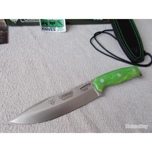 COUTEAU CUDEMAN KA�MAN/ MANCHE JUMA/ACIER BOLHER N695/OPUS KNIVES/BUSHCRAFT/CHASSE/SURVIE