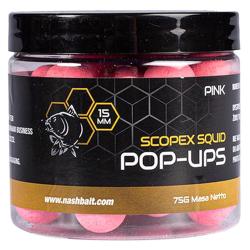BOUILLETTES FLOTTANTES NASH SCOPEX SQUID POP UPS 15MM 75G PINK