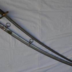 SABRE AMERICAIN D'OFFICIER DE CAVALERIE MODELE 1862 ?- GUERRE DE SECESSION- CIVIL WAR CAVALRY SWORD?