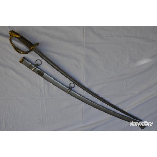 SABRE AMERICAIN D'OFFICIER DE CAVALERIE MODELE 1862 ?- GUERRE DE SECESSION- CIVIL WAR CAVALRY SWORD?
