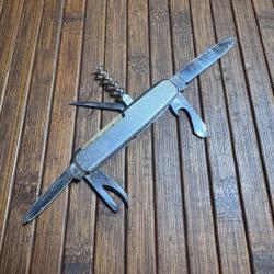 RARE COUTEAU VINTAGE 6 LAMES PAR ROBERT KLASS A SOLINGEN POIN&Ccedil;ON AUX CIGOGNES