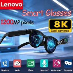 Lenovo Lunettes IA 8K HD Camera BT, Modele: Noir