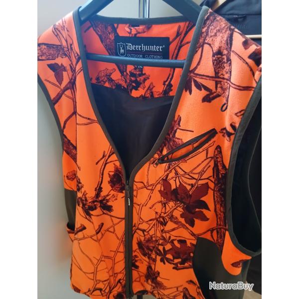 Gilet orange Deerhunter