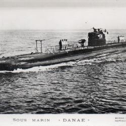 Carte postale Sous Marin Danae -N&deg;7846