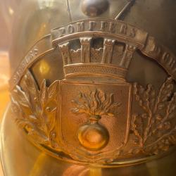 Casque de pompier ancien