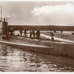 Carte Postale Marine de Guerre Le Sous-Marin "Paul Chailley" -N&deg;7848