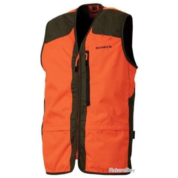 Gilet light Traque orange SOMLYS