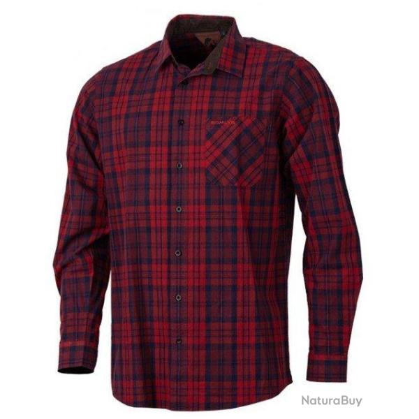 Chemise en coton rouge SOMLYS