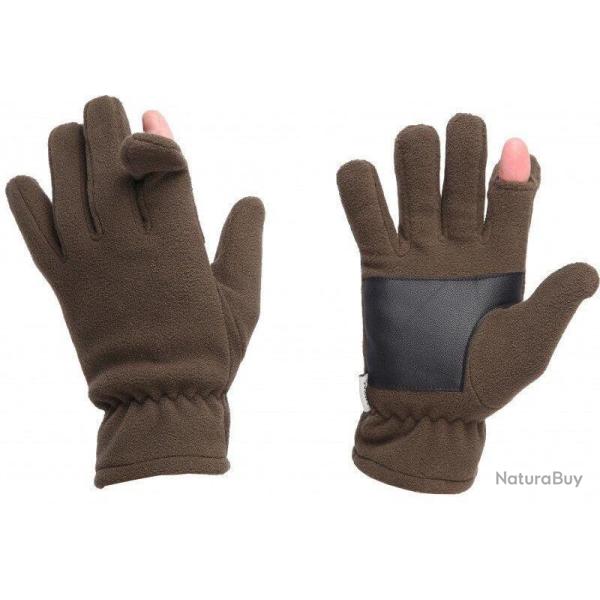 Gants polaires enfant kaki TREELAND-M