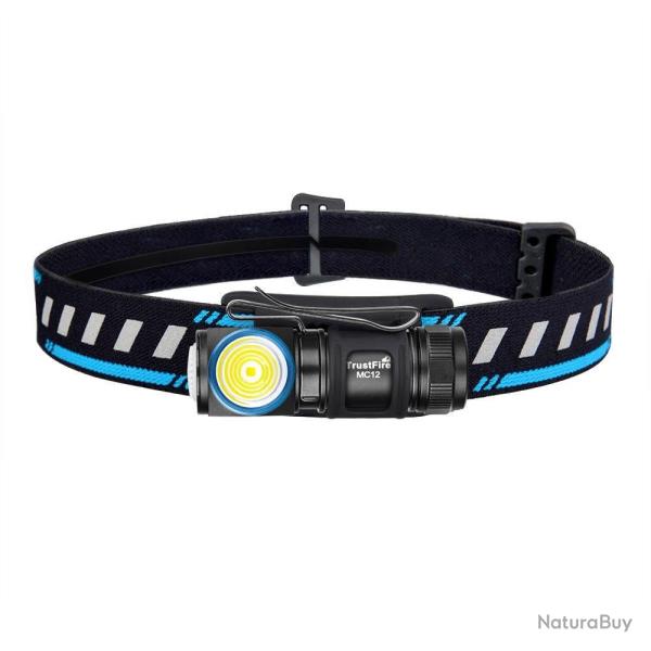 Lampe Torche TrustFire MC12 EDC 1000 Lumens USB Rechargeable Headlamp