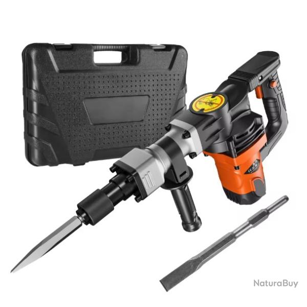 1400W marteau � cric de d�molition marteau � cric �lectrique robuste 2900 BPM brise-b�ton 2 pcs