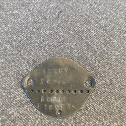 Plaque d identit&eacute; militaire femme