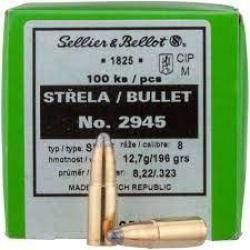 Ogives Sellier & bellot SPCE 8mm 196grs x100