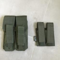 Portes  chargeurs Cordura vert