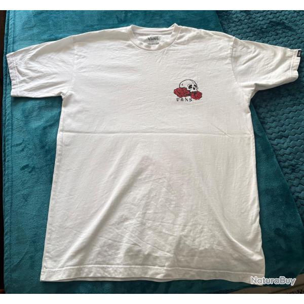 Tee-shirt blanc neuf femme marque VANS taille M