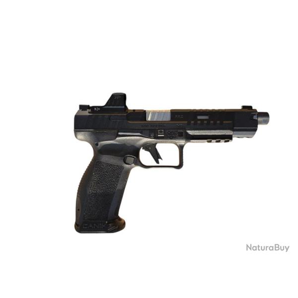 Pack Pistolet CANIK METE SFT PRO BLACK 9X19 + Point rouge Mecanik Expo