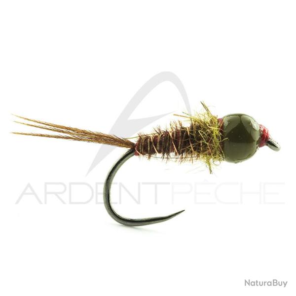 Mouche DEVAUX Nymphe bille tungst�ne JBNT 39 (par 3) H12
