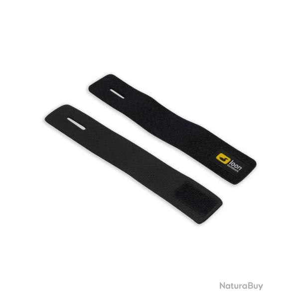 Attache Canne N�opr�ne Loon Outdoors Quickdraw Rod Wraps Noir Par 2