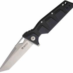 Couteau Maserin Artiglio Lame Tanto Acier D2 SW Manche G10 Noir Liner Lock Made in Italy MAS420