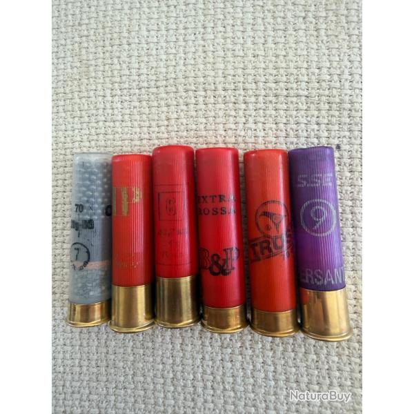 Vend lot cartouche calibre 28/70