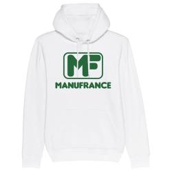 Sweat capuche Manufrance blanc