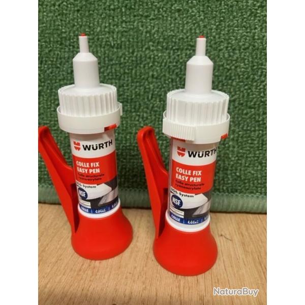 Lot de deux colles rapide WURTH / Professionnel (dernier lot !)