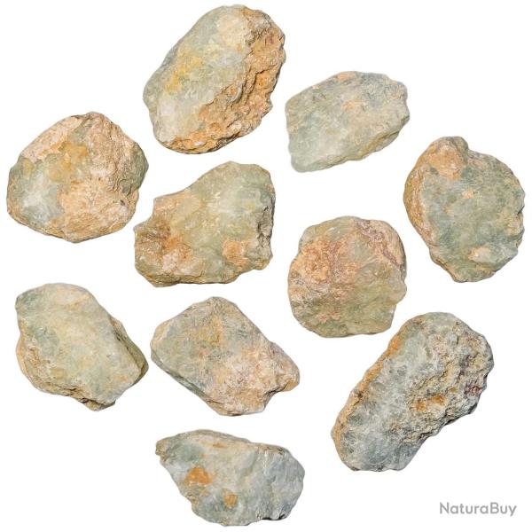 Pierres brutes pr�hnite - 4 � 5 cm - Lot de 3