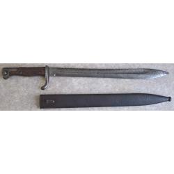 Rare ba&iuml;onnette Allemande Mod&egrave;le 98/05 &agrave; dents de scie