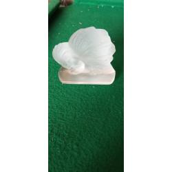 Sculpture en cristal de porc &eacute;pic