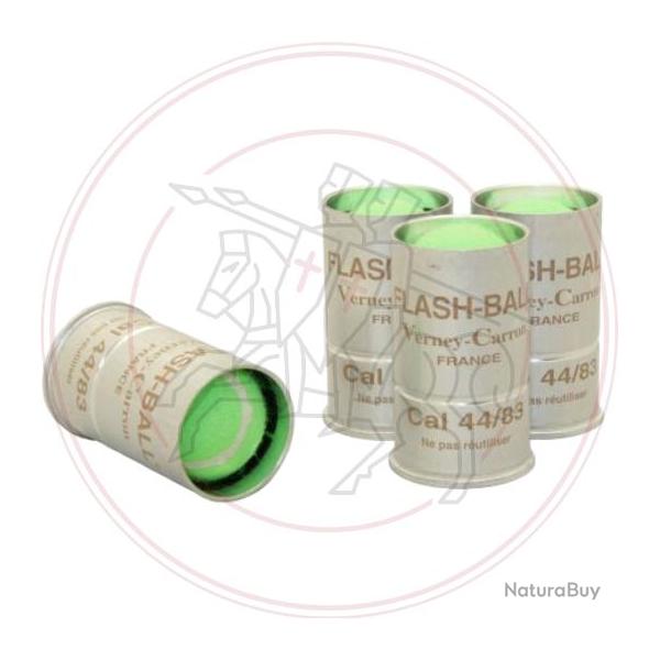 BO�TE DE 10 CARTOUCHES FLASH-BALL - VERNEY-CARRON SECURITY - CALIBRE 44/83 - LBD