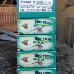 Lot de 50 Cartouches Jocker Bismuth, cal 20, n&deg;8