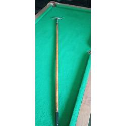 Ancienne canne &agrave; syst&egrave;me pommeau marteau