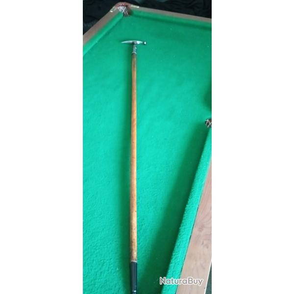 Ancienne canne � syst�me pommeau marteau