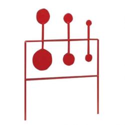 Cibles de tir STOEGER m&eacute;tallique rotative 3 postes