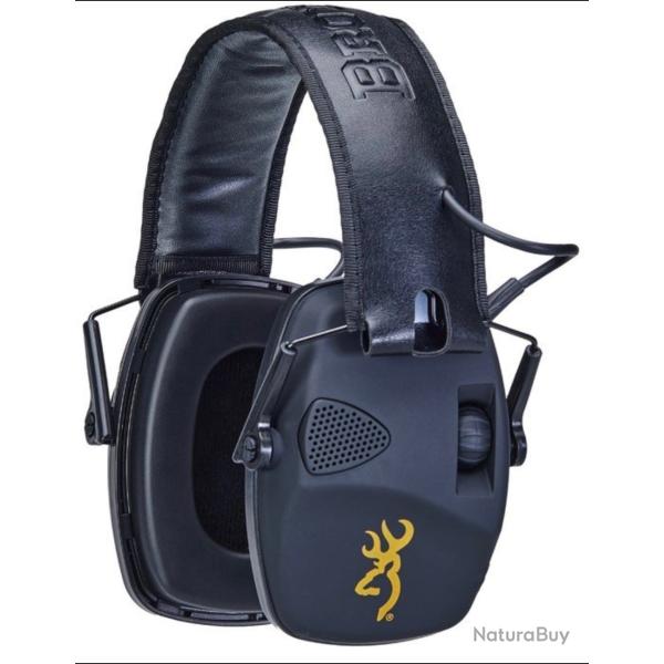 PROMOTION! Casque �lectronique Browning Hearing Fox Noir neuf 58850