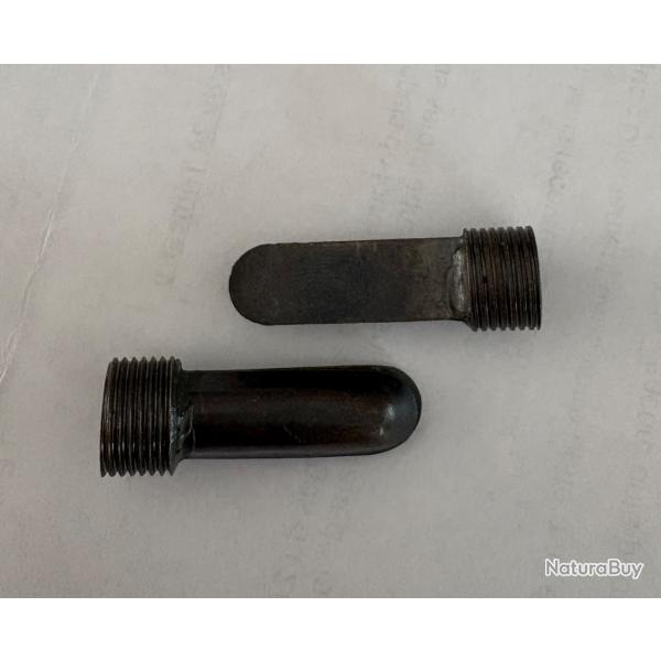 Lot de 2 pipets neufs m�tal pour trompe MILLIENS