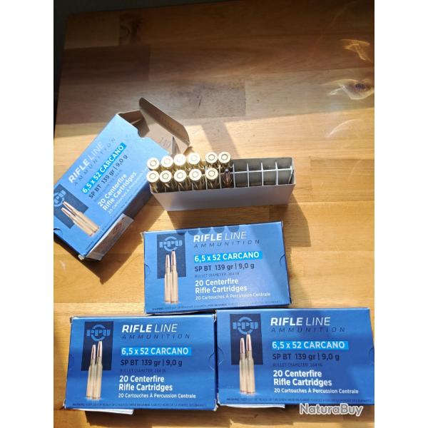 MUNITIONS 6.5*52 CARCANO