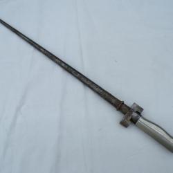 Ba&iuml;onnette fran&ccedil;aise 05-15 avec poign&eacute; viss&eacute;e en maillechort